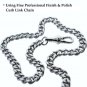 Albert Chain Silver Pocket Watch Chain for Men T Bar Lobster Swivel Clip A34N