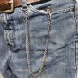 Stainless Steel Pocket Watch Chain Albert Chain Music Design Fob Swivel Clasp 95