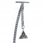 Albert Chain Silver Pocket Watch Chain for Men Trinity Celtic Knot Fob T Bar 191