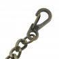 Pocket Watch Chain Albert Chain Bronze Curb Link Chain Swivel Lobster Clasp FC69