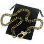 Pocket Watch Chain Albert Chain Bronze Curb Link Chain Swivel Lobster Clasp FC69