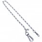 Stainless Steel Pocket Watch Chain Albert Chain Swivel Albert Clasp FCS74
