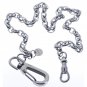 Stainless Steel Pocket Watch Chain Albert Chain Swivel Albert Clasp FCS74