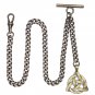 Albert Chain Bronze Pocket Watch Chain Men Celtic Knot Fob T Bar Swivel Clasp 08