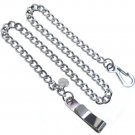 Stainless Steel Pocket Watch Chain Albert Chain Curb Link Chain Belt Clip FCS90 Stainless Steel Pocket Watch Chain Albert Chain Curb Link Chain Belt Clip FCS90