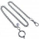 Stainless Steel Pocket Watch Chain Albert Chain Spiga Chain Swivel Clasp FCS73