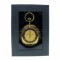 Pocket Watch Gold Color 47 mm for Men Religious Cross Jesus Fish Cover on Chain