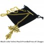 Albert Pocket Watch Chain with Gold Color Big Size Cross Fob Swivel Clasp AC81A