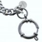 Stainless Steel Pocket Watch Chain Albert Chain Cuban Chain Swivel Clasp FCS82