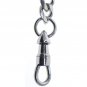 Stainless Steel Pocket Watch Chain Albert Chain Cuban Chain Swivel Clasp FCS86