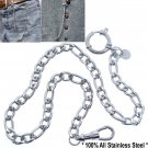 Stainless Steel Pocket Watch Chain Albert Chain Figaro Chain Swivel Clasp FCS98
