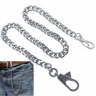 Pocket Watch Chain Albert Chain Silver Curb Link Chain Swivel Lobster Clasp FC67 Pocket Watch Chain Albert Chain Silver Curb Link Chain Swivel Lobster Clasp FC67