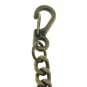 Pocket Watch Chain Albert Chain Bronze Curb Link Chain Swivel Lobster Clasp FC73