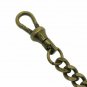 Bronze Pocket Watch Chain Albert Chain Men Life Tree Fob Swivel Clasp ACF173