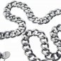 Stainless Steel Pocket Watch Chain Albert Chain with Swivel Albert Clasp FCS87