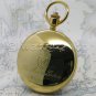 Pocket Watch Gold Color Mozart Memorial Enamel Cover with Swivel Fob Chain C33