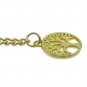 Albert Chain Gold Color Pocket Watch Chain Fob Chain T Bar Life Tree Fob AC103N