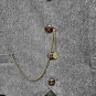 Albert Chain Bronze Pocket Watch Chain Jesus Design Fob T Bar Swivel Clasp AC203
