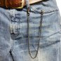 Pocket Watch Chain Black Spiga Wheat Chain Albert Chain  Swivel Lobster Clasp 80