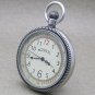 Vintage INGERSOLL Pocket Watch Real Silver Plated Men Big Size 50 MM on Chain