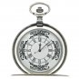 Captain James Cook Memorial Silver Color Pocket Watch Men Gift Set on Fob Chain