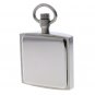 Pocket Watch SQUARE Solid Stainless Steel Case Curve Mineral Len Fob Chain P257