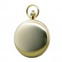 Mechanical Pocket Watch Skeleton Gold Double Hunter Men 50 mm Chain and Box P39G