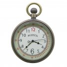 Vintage INGERSOLL Pocket Watch Bronze Color Men Big Size 50 MM on Snake Chain C47A