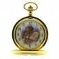 Alvis Presley TCB Memorial Gold Pocket Watch 53 MM Men Gift Set with Fob Chain C81