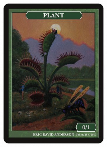 Limited Edition Plant Token for MTG ( Art by Eric Anderson)