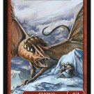 Limited Edition Dragon Token for MTG ( Art by Jeff A. Menges)