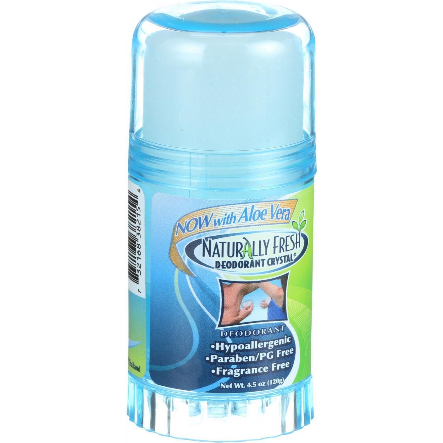 Naturally Fresh Deodorant Crystal Stick Clear Blue 4.25 oz