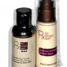 Rx for Brown Skin Exfoliating toner 2oz. & step 2 treat & repair 1oz.