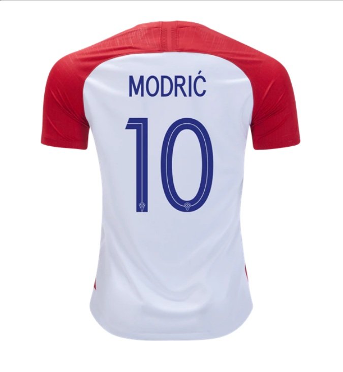 Luka Modric 10# Croatia Home Jersey SOCCER 2018-2019 -red/white