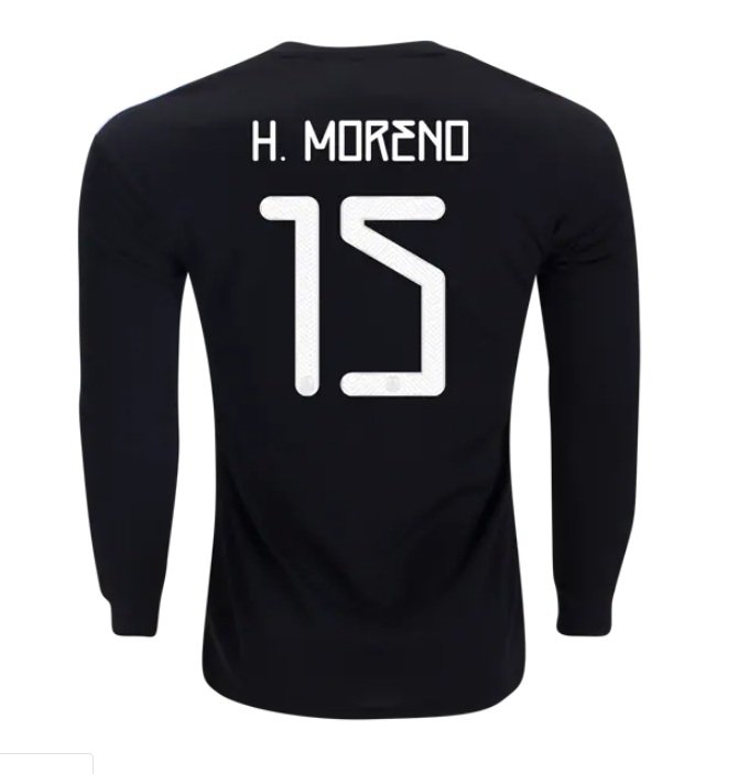 Hector Moreno #15 MEXICO 2019-2020 Home Long Sleeve Jersey ...