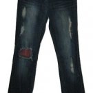 Ladies ❁Slim Boot Cut❁Rue 21 Premiere❁Distressed❁ Destroyed❁SZ 7/8 R ❁ EUC