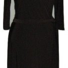 Purple Rain Brown Wrap Dress Size Med NWT's