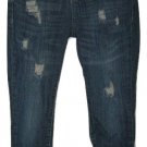 Juniors ❁Almost Famous❁SZ 3 Capris❁Distressed ❁Destroyed❁Flap Pockets❁ EUC