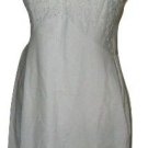 Vintage White Montgomery Wards Cotton Slip/Dress Size 16/38/Tall