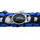 Carolina Panthers Bracelet, Panthers Jewelry, Panthers Gift, Football Bracelet