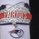 New England Patriots Bracelet, Patriots Jewelry, Patriots Gift, US Seller