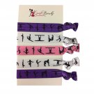 Gymnastics Hair Ties- Girls Gymnastics Hair Accessories- Gymnastics Elastics - P