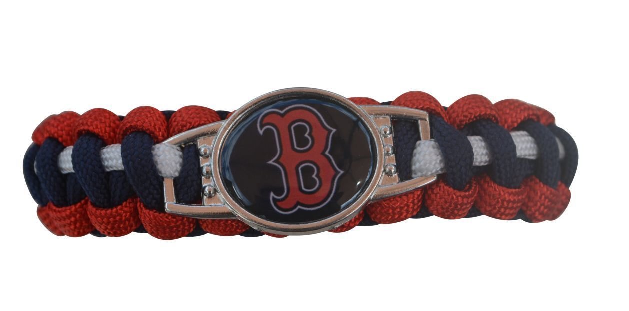 Kids Boston Red Sox Bracelet, Red Sox Jewelry, Red Sox Gift, Baseball Bracelet