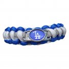 LA Dodgers Paracord Bracelet, Dodgers Jewelry, Baseball Bracelet & Baseball Fan