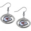 Kansas City Chiefs Earrings - Chiefs Jewelry, Football Earrings, Chiefs Gift
