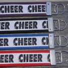 Cheer Keychain, Cheer School Sports Key Chain Key Fob Great Cheerleader Gift!!!