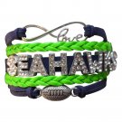 Seattle Seahawks Bracelet - Rhinestone NFL Bracelet, Seahawks Jewelry & Perfect