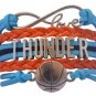 Oklahoma City Thunder Bracelet, OC Thunder Jewelry, Basketball Bracelet, USA