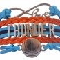 Oklahoma City Thunder Bracelet, OC Thunder Jewelry, Basketball Bracelet, USA