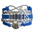 Los Angeles Dodgers Bracelet, Dodgers Jewelry, Dodgers Gift, Baseball Bracelet